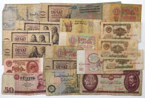 World - set of banknotes, mainly Europe (19pcs)