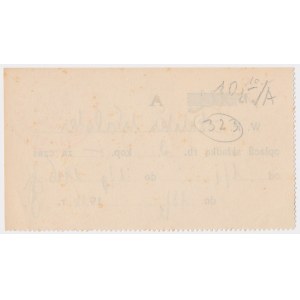Koło Pomocy dla Legionistów Polskich - pokwitowanie wpłaty składki na 3 kopiejki 1916 r.