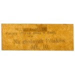 Polski Komitet Pomocy ofiarom głodu w Rosji, Na głodnych Polaków, 10 marek