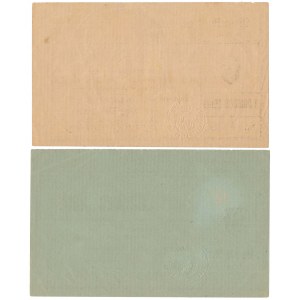 Schwerin a. W. (Skwierzyna), 1 i 2 mln marek 1923 - zestaw (2szt)