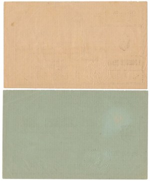 Skwierzyna [Schwerin a. W.], 1 et 2 millions de marks 1923 - set (2pcs)