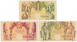 Lithuania, Šiauliai 1.5 and 10 litas 1989 - set (3pcs)