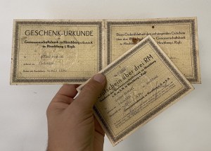 Hirschberg i.Rsgb. Genossenschaftsbank - prints from the Cooperative Bank in Jelenia Góra