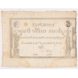 Francja, Asygnata 2.000 Francs (1795)
