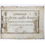 Francja, Asygnata 2.000 Francs (1795)