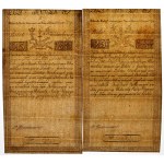 25 złotych 1794 serie C i D - złożenie filigranu - Herb i D&C Blauw