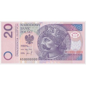 20 zł 1994 - AS 000000