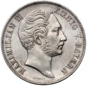 Bayern, Maximilian II, 2 thalers / 3-1/2 guilders 1855, Munich