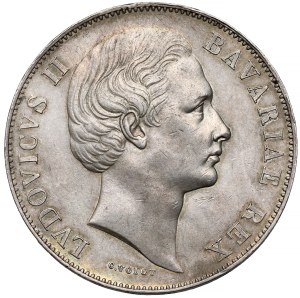 Bayern, Louis II, Thaler sans date (1865) Munich - Madonnentaler