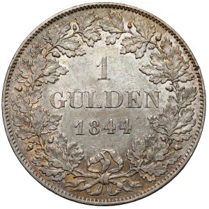 Bawaria, Ludwig I, Gulden 1844, Monachium