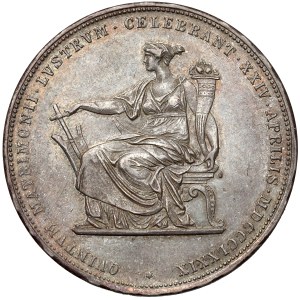 Austria, Franciszek Józef I, 2 guldeny 1879 - srebrne gody