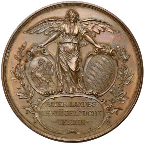 Niemcy, Brandenburgia, Krajowy Związek Hodowców Drobiu, Medal 1888