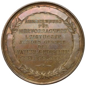Niemcy, Brandenburgia, Krajowy Związek Hodowców Drobiu, Medal 1888