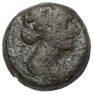 Grèce, Egypte, KLEOPATRA VII (51-30 BC) AE Obol, Alexandrie - rare !