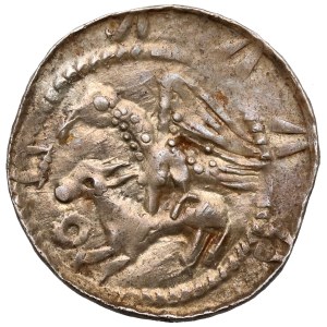 Władysław II Wygnaniec, Denar - Orzeł i Zając - ze starej kolekcji