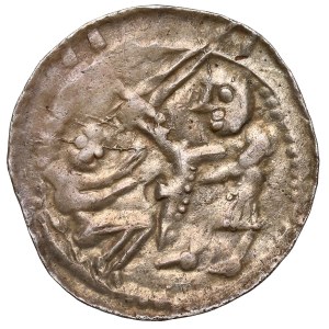 Władysław II Wygnaniec, Denar - Orzeł i Zając - ze starej kolekcji