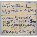 Władysław II Wygnaniec, Denar - Orzeł i Zając - ze starej kolekcji