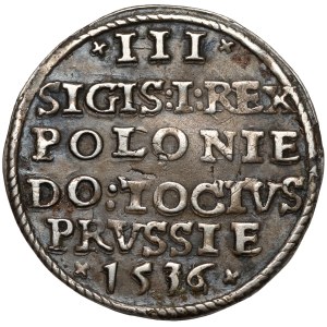 Zygmunt I Stary, Trojak Elbląg 1536