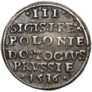 Sigismund I the Old, Trojak Elbląg 1536