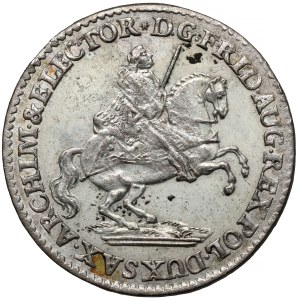 Auguste III Sas, centime de vicaire 1741