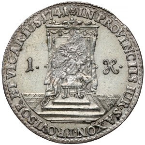 August III Sas, Grosz wikariacki 1741