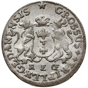 August III Sas, Trojak Gdańsk 1760 REOE