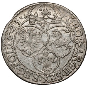 Zygmunt III Waza, Szóstak Kraków 1623 - data w otoku