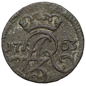 August III Sas, Szeląg Elbląg 1763 FLS
