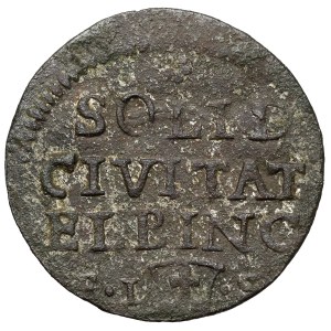 August III Sas, Szeląg Elbląg 1763 FLS