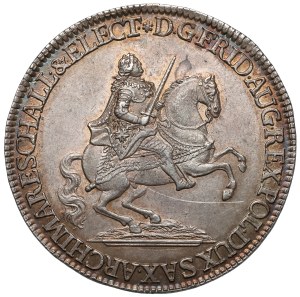 August III Sas, demi-taler du vicaire 1741, Dresde