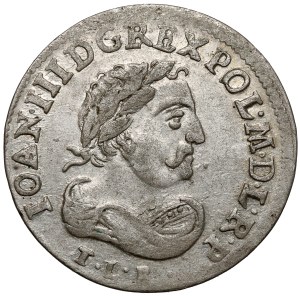 Jan III Sobieski, Szóstak Bydgoszcz 1684 TLB - buste de '83