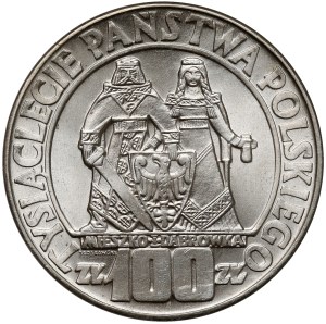 100 zloty 1966 Mieszko et Dąbrówka