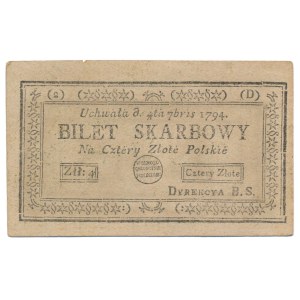 4 złote 1794 - (2)(D)