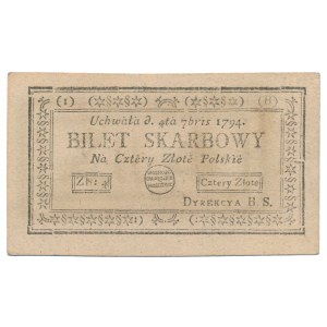 4 złote 1794 - (1)(B)