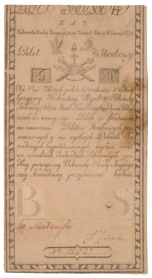 5 gold 1794 - N.A.2.