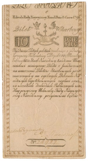 10 or 1794 - C - [J HONIG &] ZOONEN