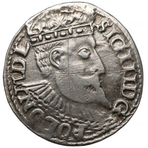 Zygmunt III Waza, Trojak Olkusz 1599 - bez R[ex]