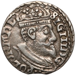 Sigismund III Vasa, Trojak Olkusz 1600 - no R[ex].