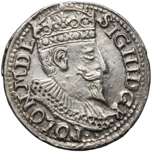 Zygmunt III Waza, Trojak Olkusz 1598 - małe popiersie