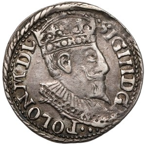 Zygmunt III Waza, Trojak Olkusz 1598 - małe popiersie
