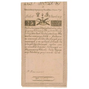25 złotych 1794 - D - herbowy filigran