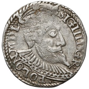 Zygmunt III Waza, Trojak Olkusz 1598 - duża głowa