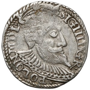 Sigismund III Vasa, Trojak Olkusz 1598 - large head