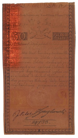50 zloty 1794 - A - J Honig