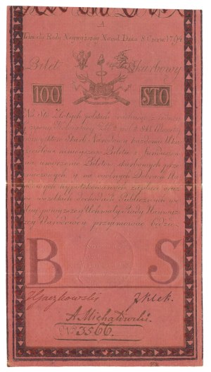 100 zloty 1794 - A