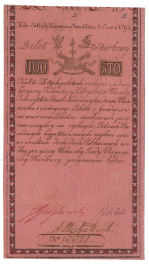 100 zloty 1794 - B