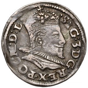 Zygmunt III Waza, Trojak Lublin 1595 - popiersie 6