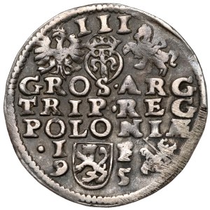 Zygmunt III Waza, Trojak Lublin 1595 - popiersie 6