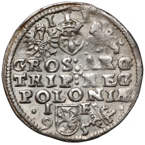 Zygmunt III Waza, Trojak Lublin 1595 - popiersie 4