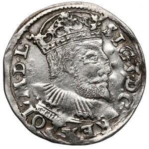 Zygmunt III Waza, Trojak Lublin 1595 - data rozstrzelona